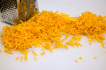 Cheddar cheese shredded for broccoli cheese soup