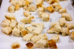 Bread cut for homemade croutons