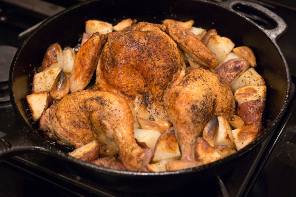 Spatchcock Roasted Chicken Recipe