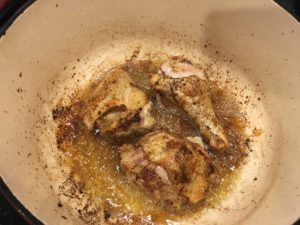 Chicken Browning In A Dutch Oven