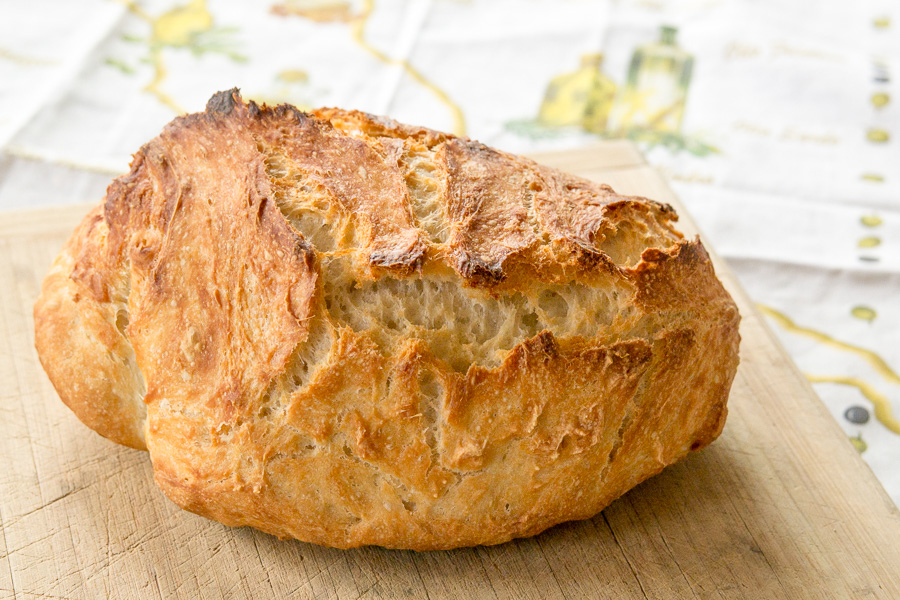 Easy Homemade Rustic Italian Bread