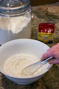 Mix the yeast in after the salt has been mixed in