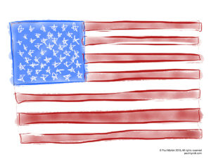 American Flag by Paul Myrick