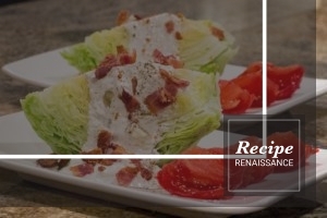 Steak House Style Iceberg Wedge Salad Recipe