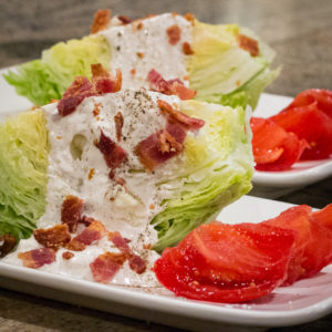 Steak House Style Wedge Salad Recipe