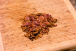 Chopped crispy bacon
