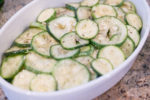 zucchini gratin ready for baking