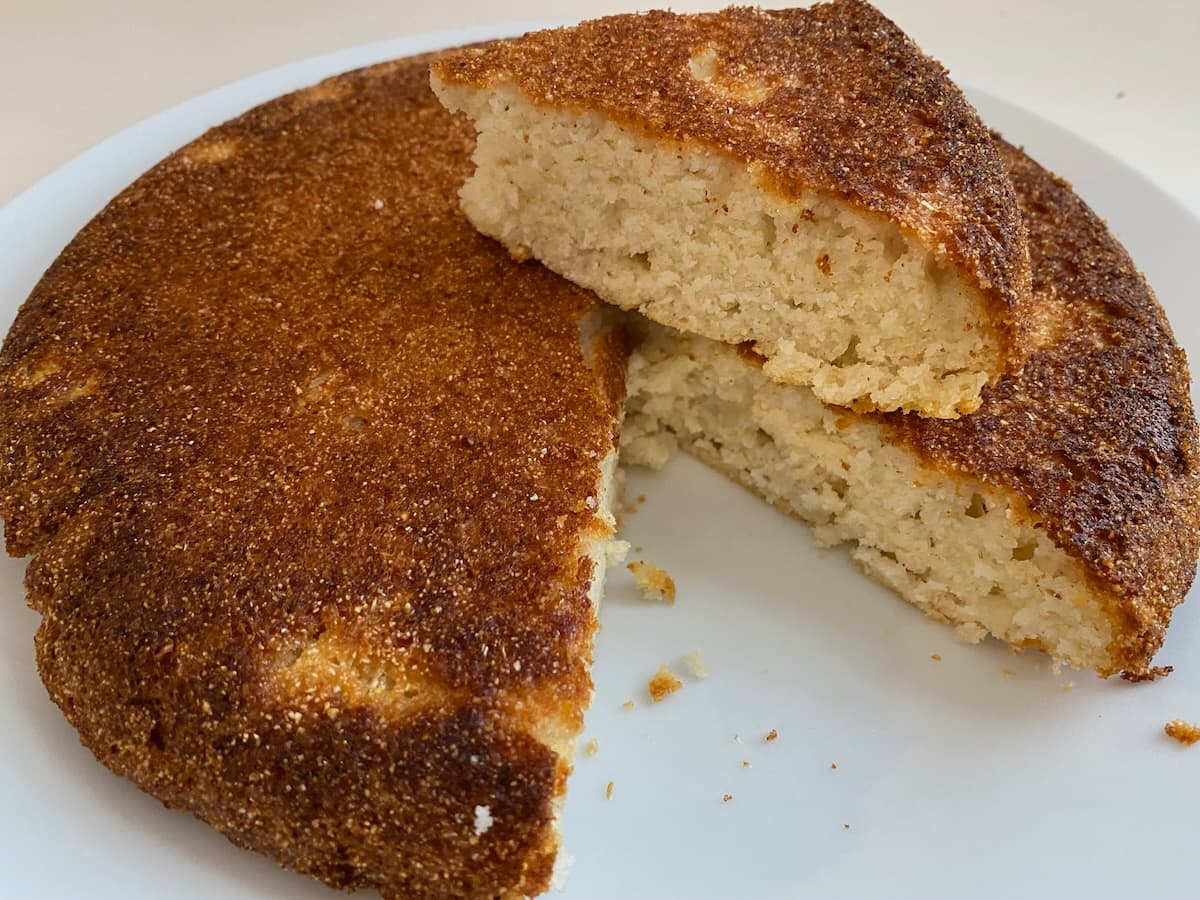 slice of cornbread